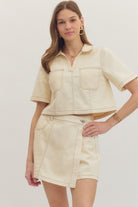 Entro | Morgan Denim Top | Sweetest Stitch Boutique Richmond VA 