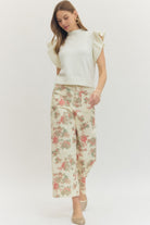 Entro | Lexi Ruffle Sleeve Knit Top | Sweetest Stitch Boutique RVA