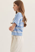 Entro | Ivy Striped Knit Top | Sweetest Stitch Boutique Richmond VA