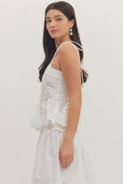 Entro | Lulu Tie Strap Top | Sweetest Stitch Boutique Richmond VA