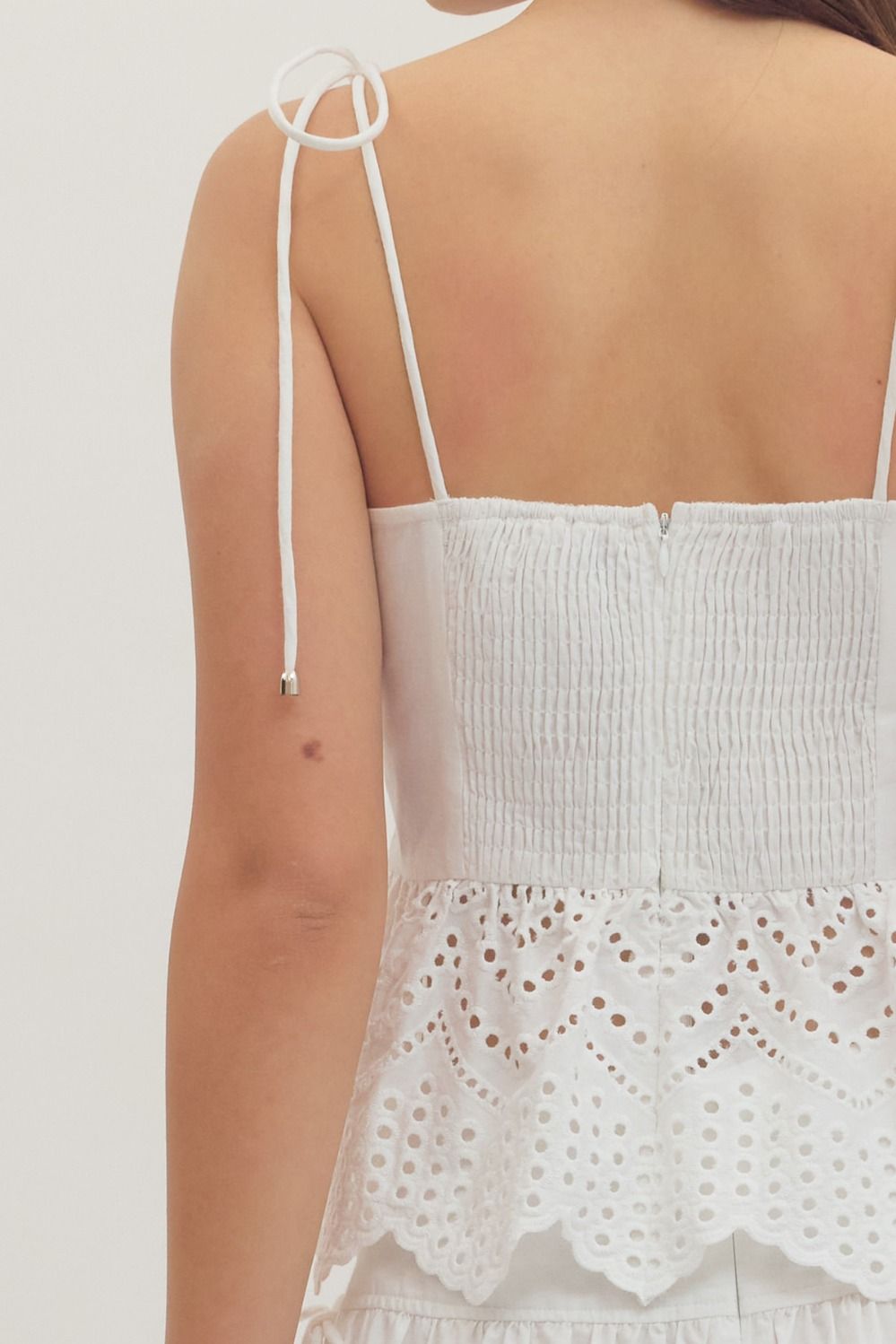 Entro | Lulu Tie Strap Top | Sweetest Stitch Boutique Richmond VA