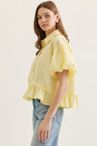 Entro | Bella Ruffle Hem Top | Sweetest Stitch Boutique Richmond VA