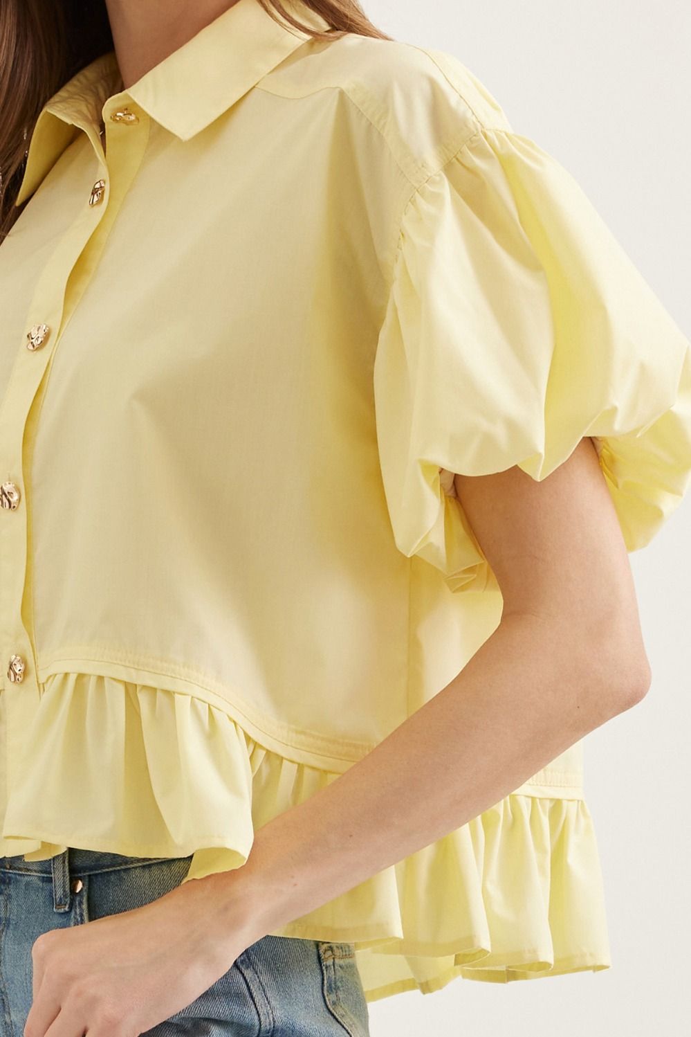 Entro | Bella Ruffle Hem Top | Sweetest Stitch Boutique Richmond VA