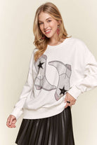 Western Glam Rhinestone Boot Sweatshirt - Yayas Glam & Gift Shop