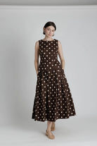 Aureum | Vivienne Polka Dot Sleeveless Top | Sweetest Stitch Boutique