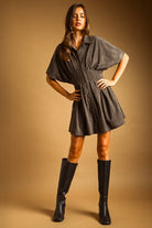 Miou Muse | Brooke Pleated Mini Dress | Sweetest Stitch Boutique RVA