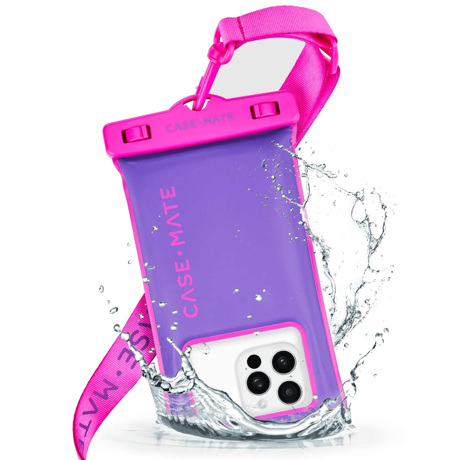 Case-Mate Floating Waterproof Phone Pouch - Purple Paradise Case-Mate Floating Waterproof Phone Pouch - Purple Paradise
