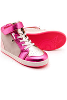 GRIS SUEDE / PINK FROST / FUCHSIA FOIL