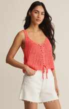 Z Supply | Tate Lace Up Top | Sweetest Stitch Boutique Richmond VA