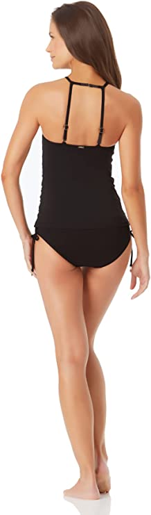 High Neck Tankini Top - Black - Blue Sky Clothing & Lingerie