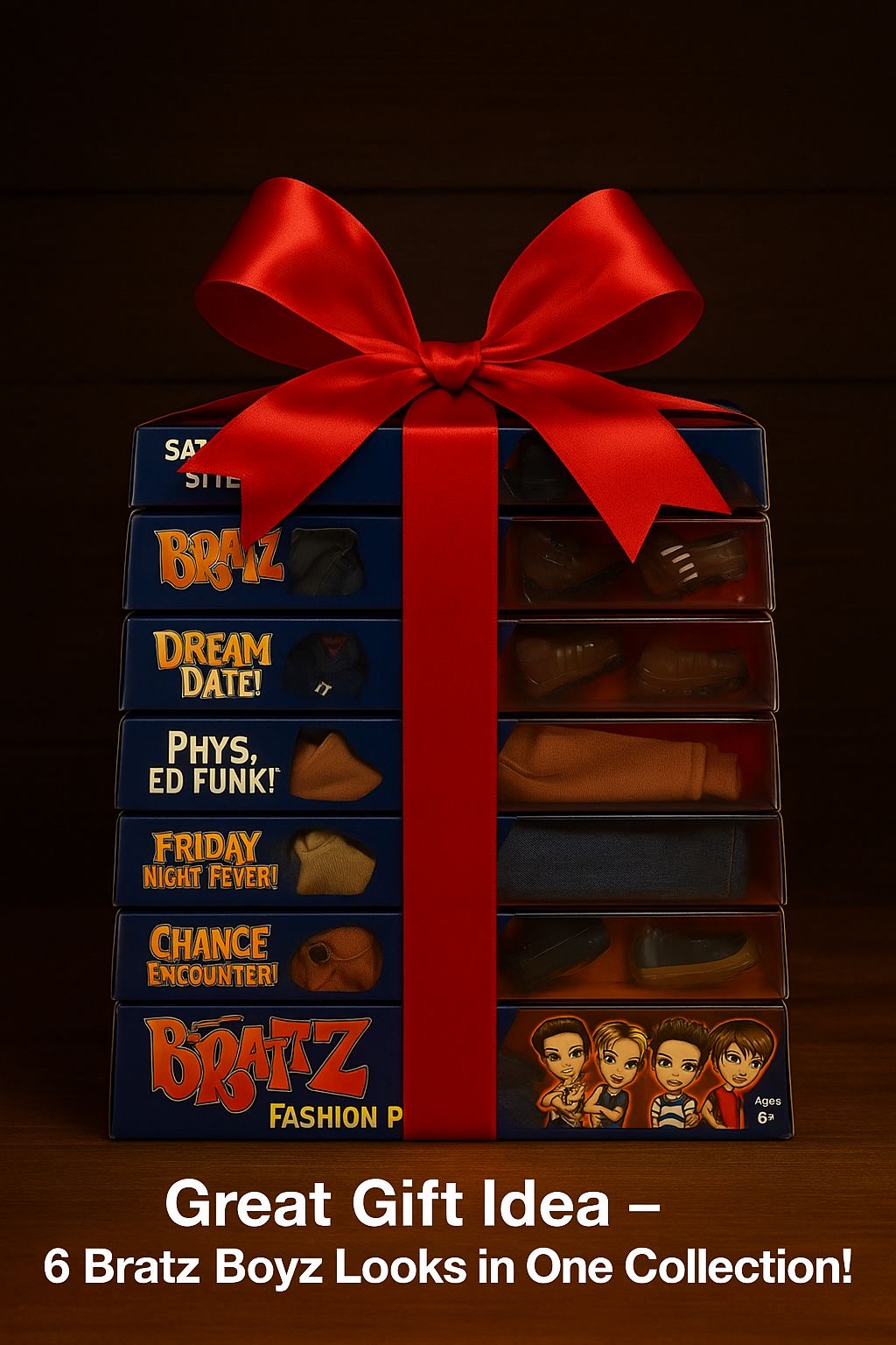 Bratz Boyz Fashion Pack – Complete 6-Pack Collector's Edition with