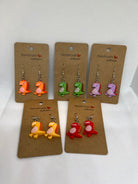 Stainless Steel Dinosaur Earrings - Athena's Fashion Boutique