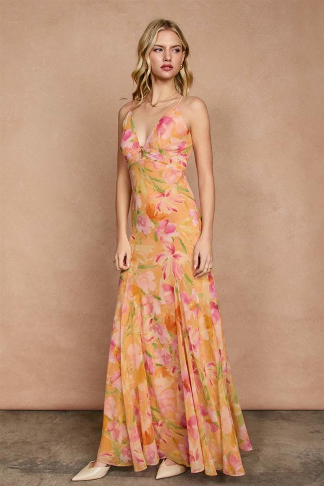 Island Blossom Maxi Dress Multicolor / S