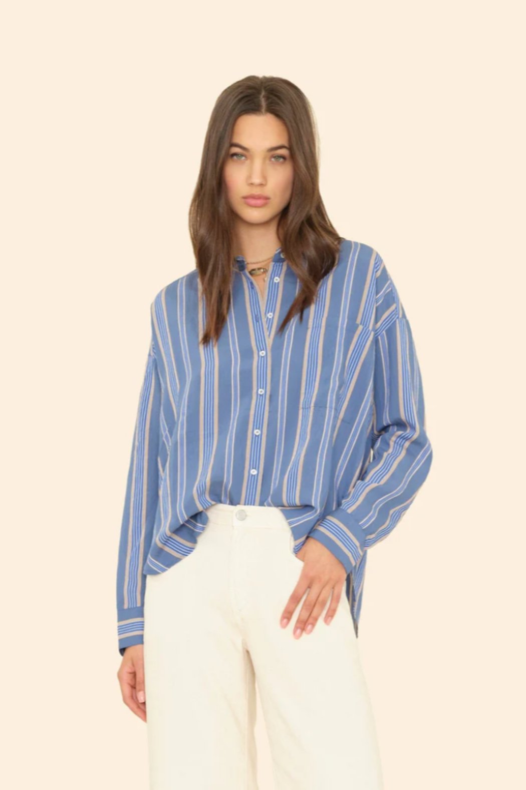 Navy Blue Stripe Main