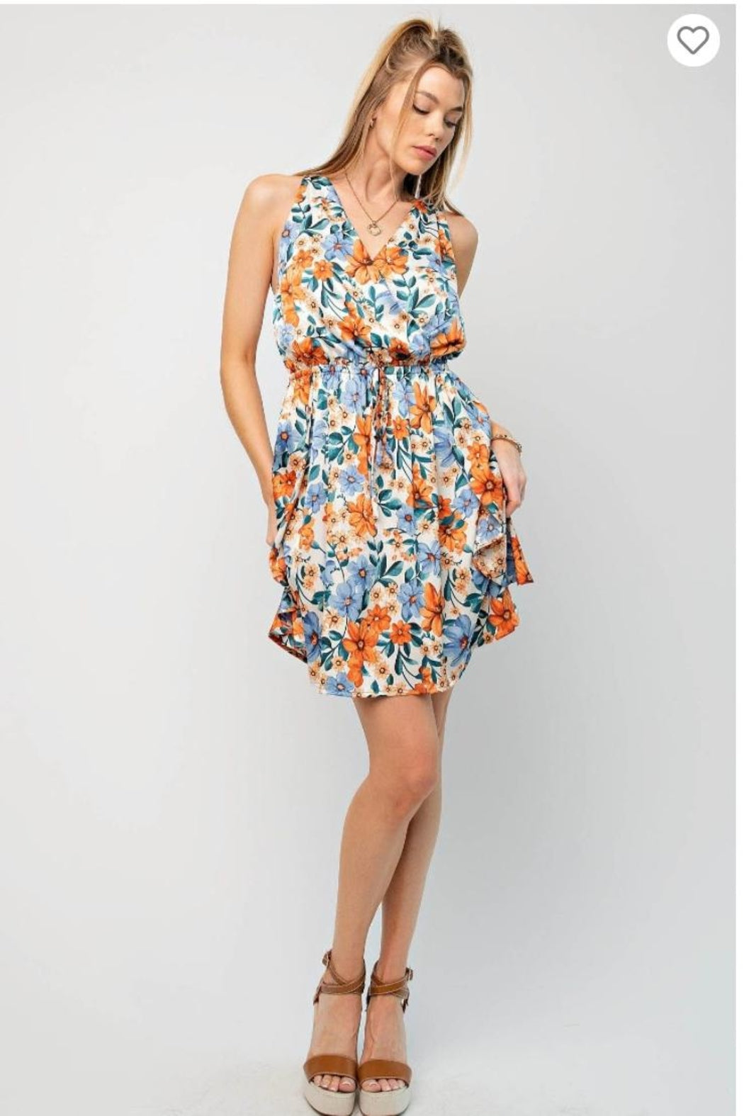 Dress, v-Neck Floral – Shoptiques