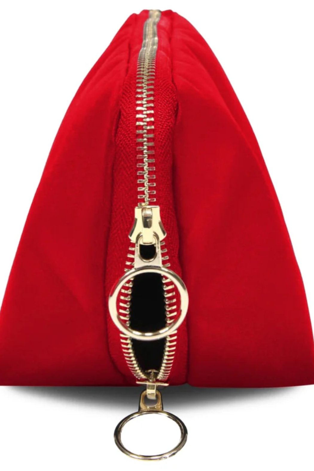 Candy Apple Red fabric with Pink Interior