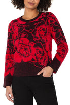 Black/Red Floral Main