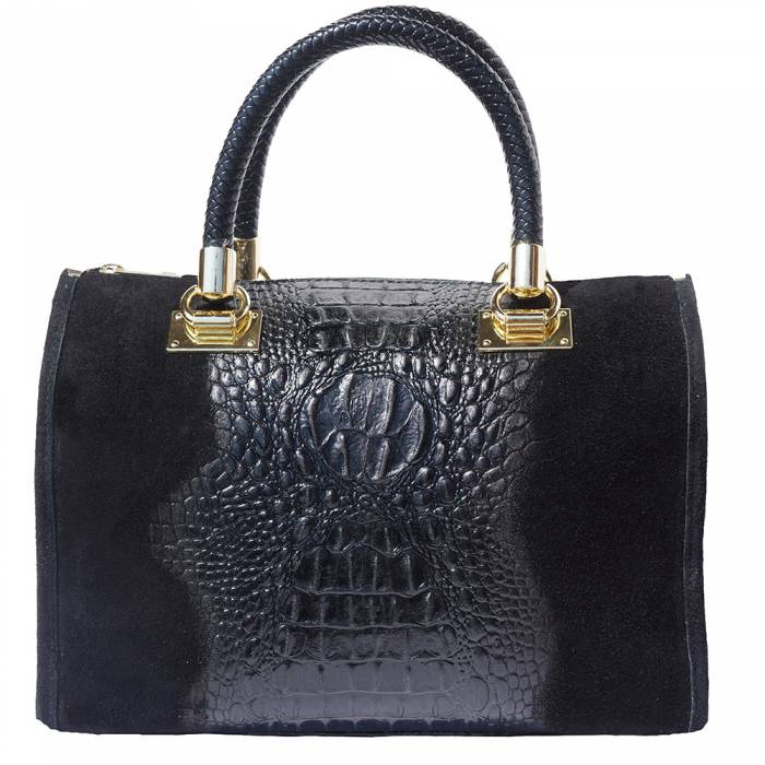 Lizzy Leather Boston Bag - Yaya's Luxe Handbags - Handbags