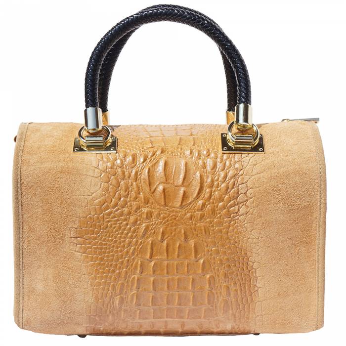 Lizzy Leather Boston Bag - Yaya's Luxe Handbags - Handbags