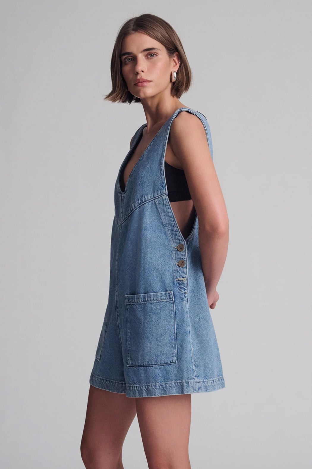 Mavi Reva Denim Romper – Shoptiques