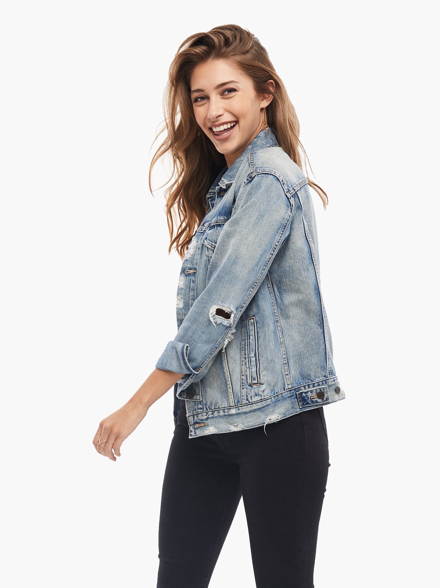 ABLE Merly Denim Jacket - gilt+gossamer