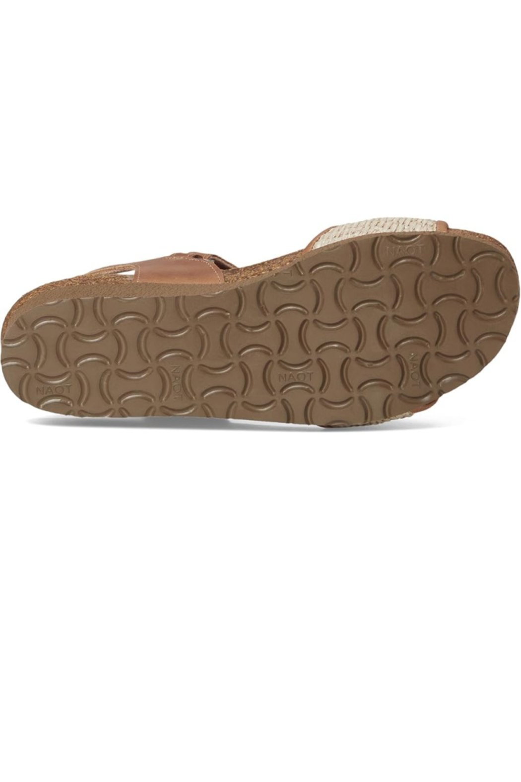 Gold Leather With Raffia
