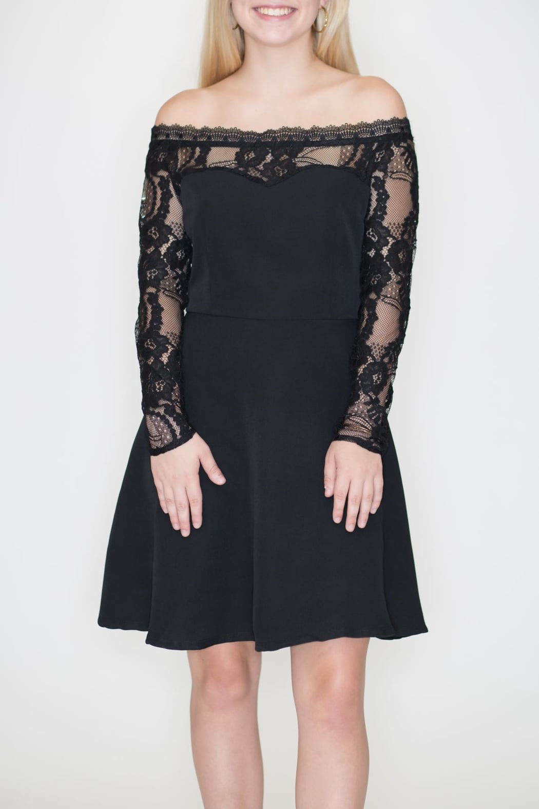 Off-Shoulder Lace Dress – Shoptiques