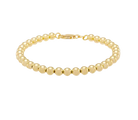 X Bracelet Ball Bead Gold