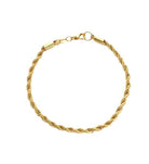 X Bracelet Rope Chain Gold-filled