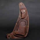 Perfect Leather Chest Pack Men's Leather Sling Bag Chest Bag - Yaya's Luxe Handbags - Handbag & Wallet Accessories