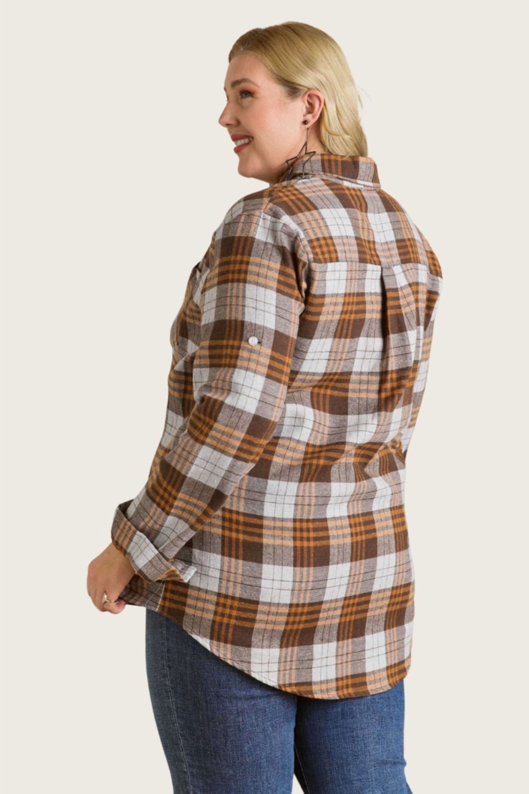 Plaid Flannel Shirt Plus Size – Shoptiques