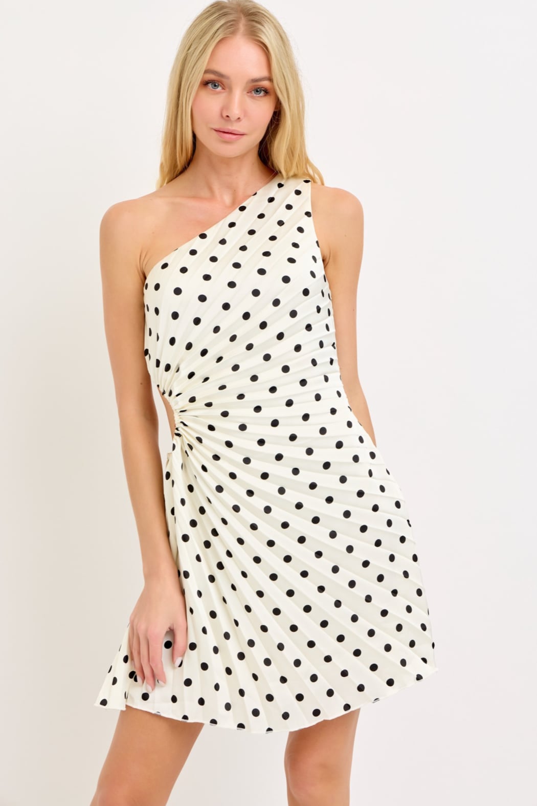 Pleated Asymmetric Dress Shoptiques Pleated Asymmetric Dress Shoptiques