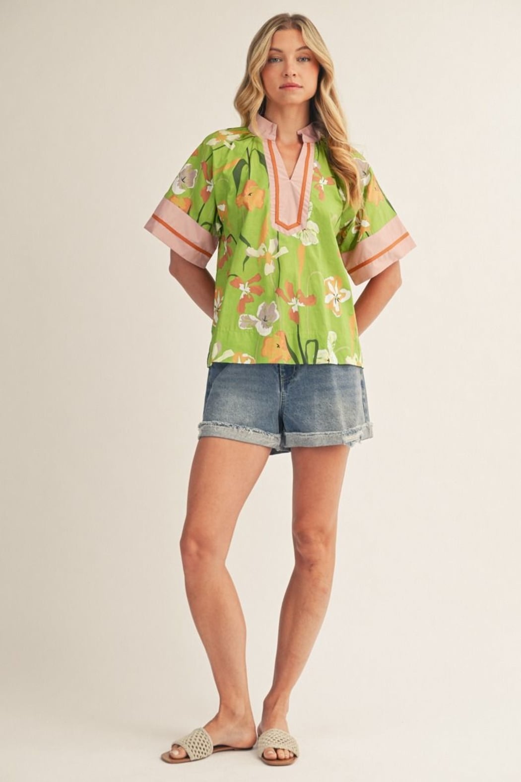 Pop Art Floral Top by Jodifl – Shoptiques