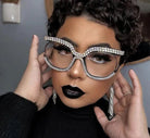 Rhinestone Designer Frames - Yaya's Luxe Handbags - Glasses