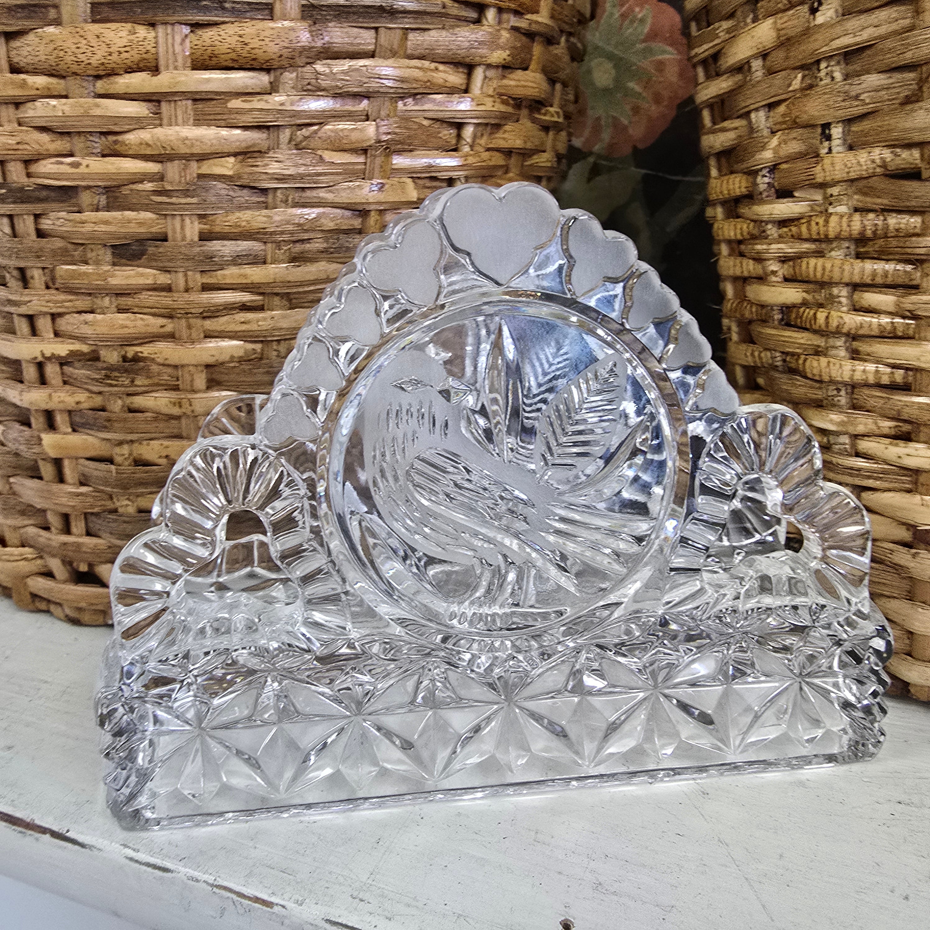 Vintage Hofbauer Byrdes Collection Crystal Napkin Holder – Shoptiques - Main Image