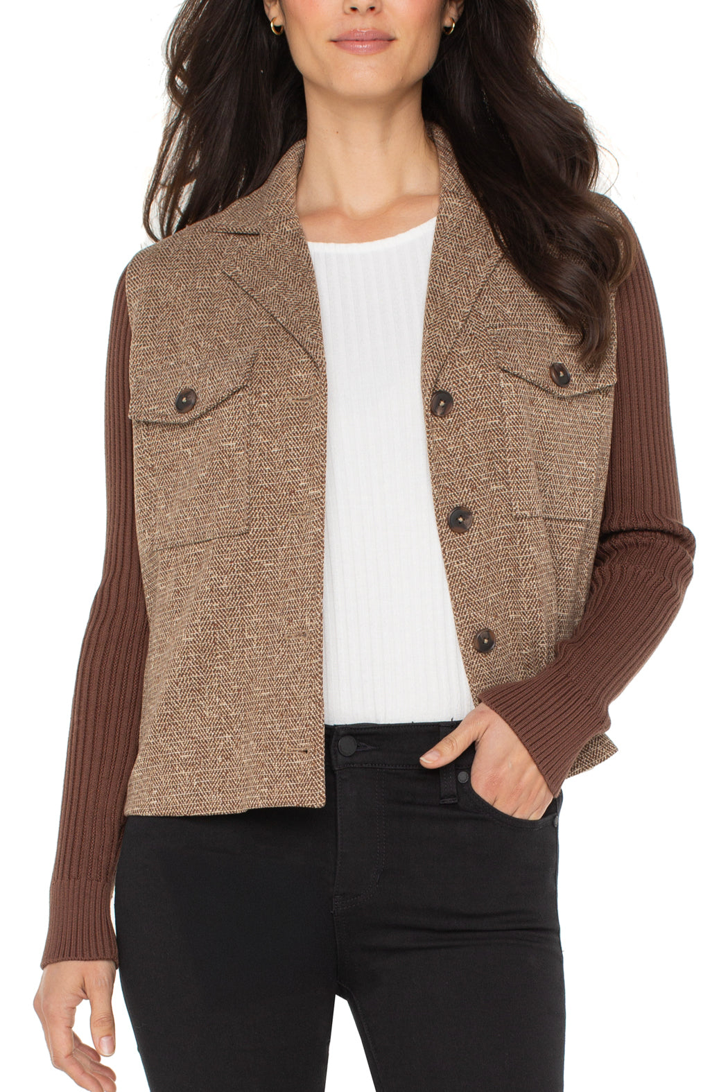 Brown/Carmel Harringbone Main