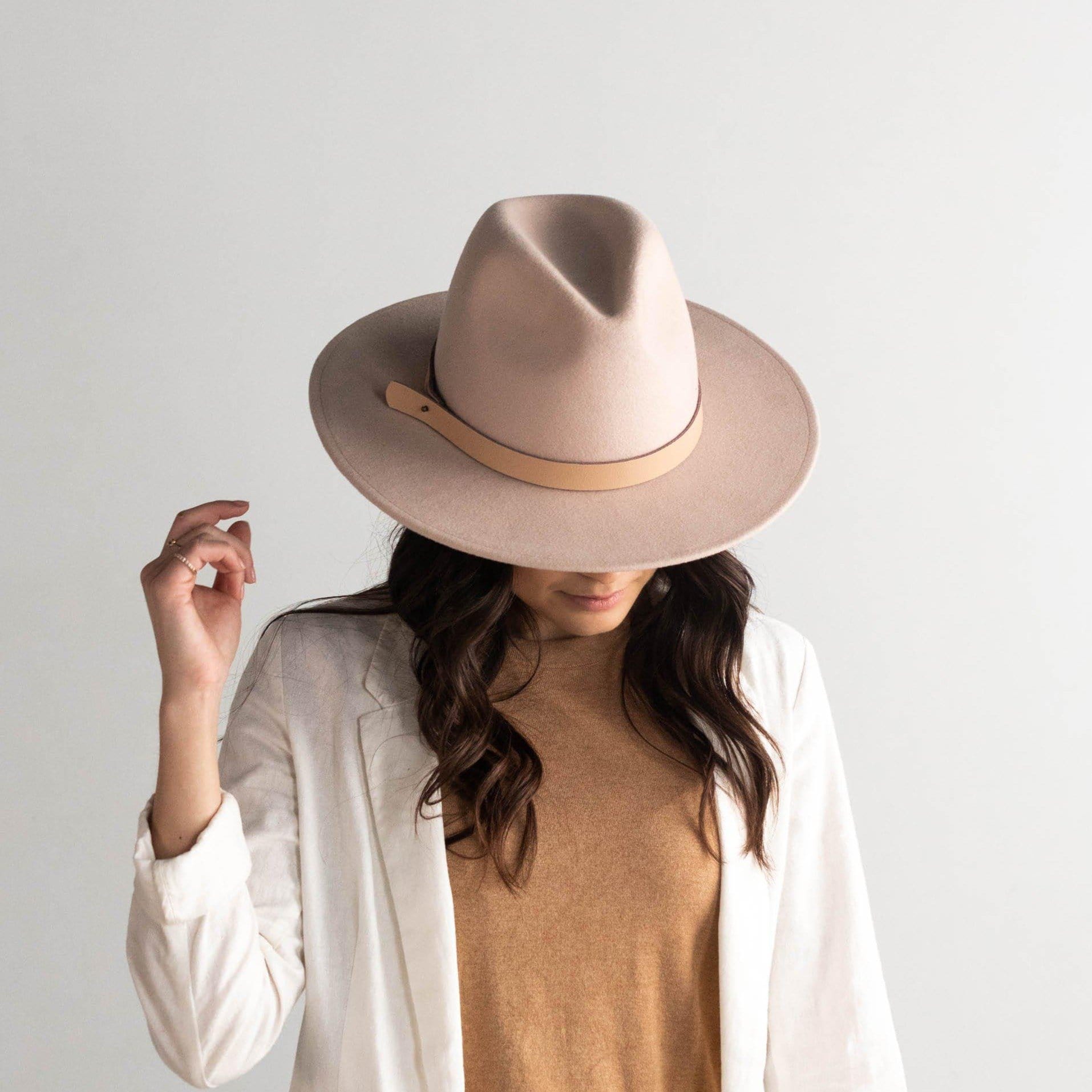 Gigi Pip Shiloh Summer Blush Fedora Hat - gilt+gossamer