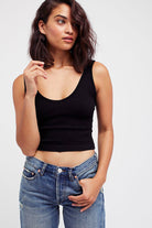 Free People Solid Rib Brami - gilt+gossamer