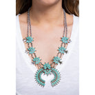 Squash Blossom Necklace with Earrings Set - Athena's Fashion Boutique