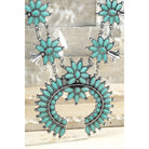 Squash Blossom Necklace with Earrings Set - Athena's Fashion Boutique