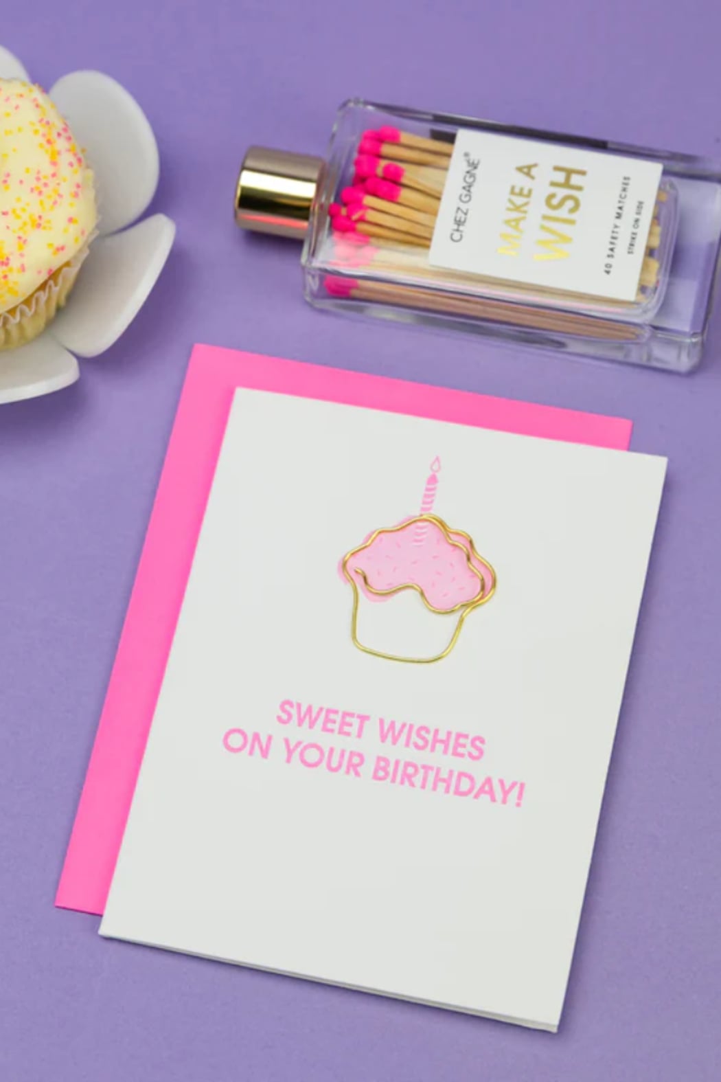 Paper Clips Accessory Sweet Wishes On Your Birthday - Paper Clip Card – Shoptiques