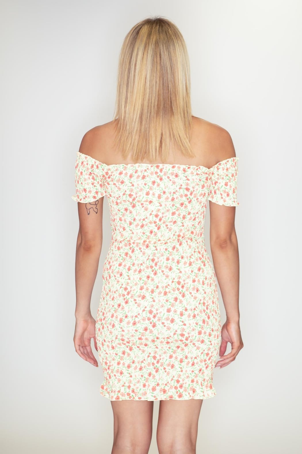 Smocked Floral Print Dress Smocked Floral Print Dress