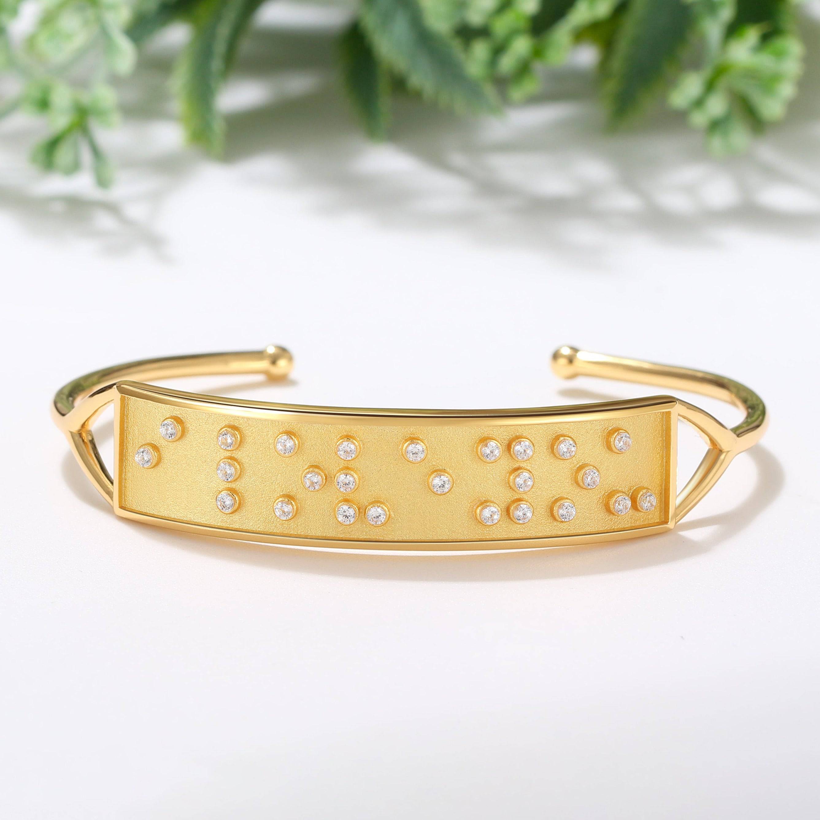 Touchstone FEARLESS Gold Cuff