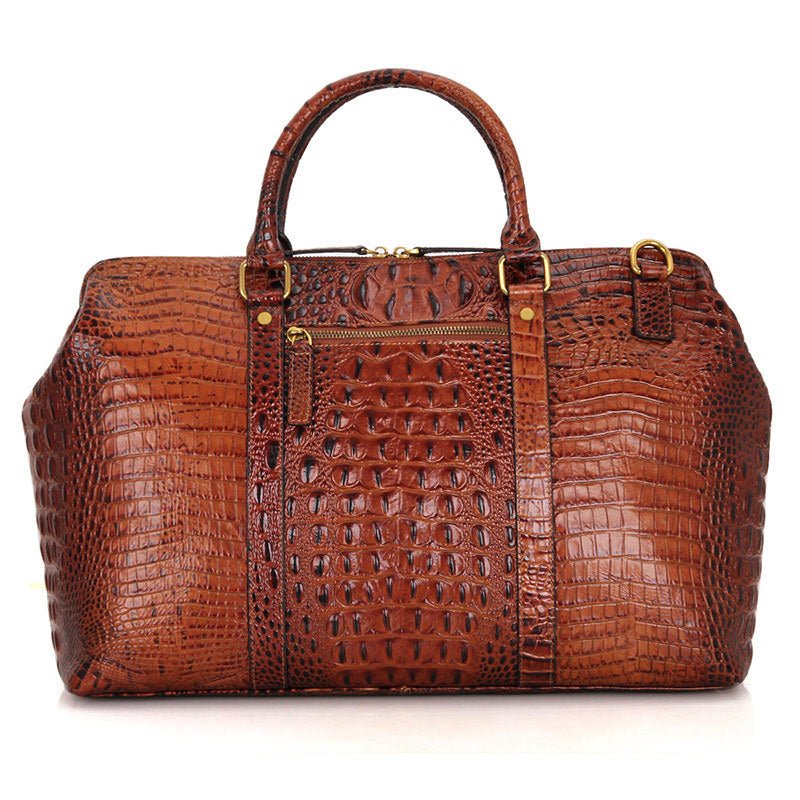 Ultimate Leather Weekender - Yaya's Luxe Handbags -