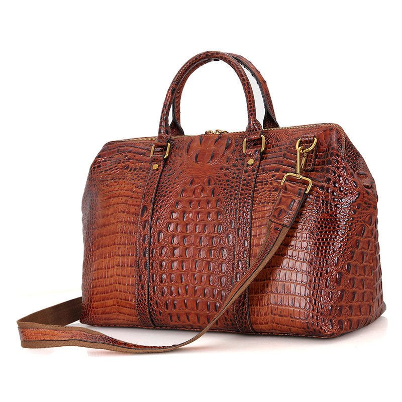 Ultimate Leather Weekender - Yaya's Luxe Handbags -