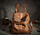 Unisex Leather Backpack - Yaya's Luxe Handbags - Backpacks