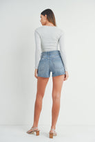 Just Black Denim | Cammie Cargo Denim Shorts | Sweetest Stitch RVA