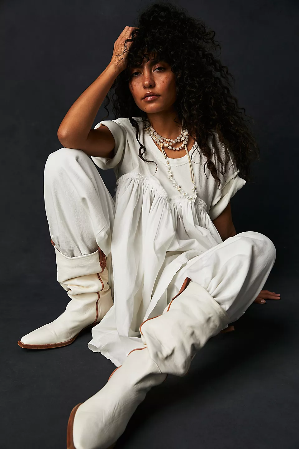 Free People Catalina Mini Dress Ivory / S Free People Catalina Mini Dress Ivory / S