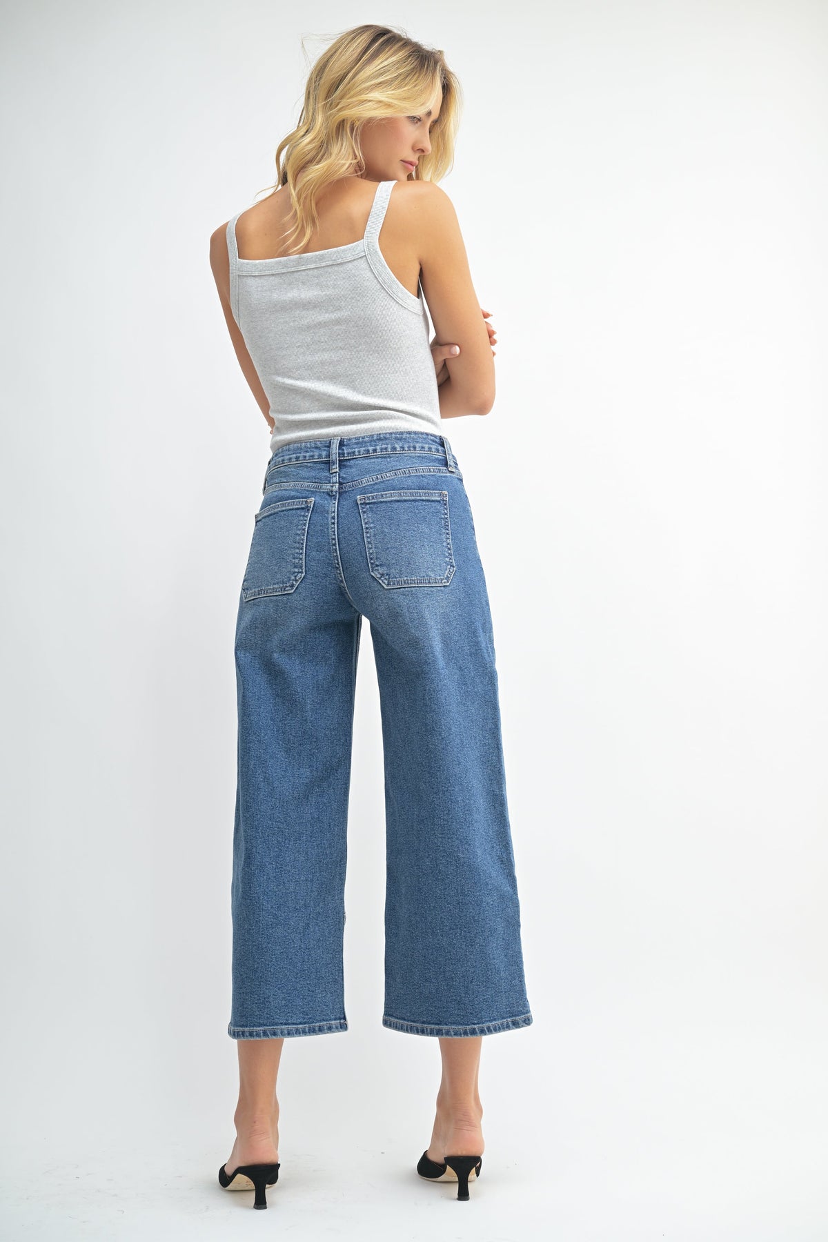 Just Black Denim | Brooke Wide Leg Jeans | Sweetest Stitch Boutique