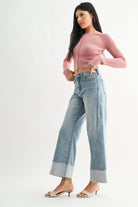 Just Black Denim | Vienna Two-Tone Jeans | Sweetest Stitch Boutique